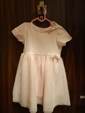 Dress anak cewek (lebar dada 25 cm, pjg bj 50 cm)