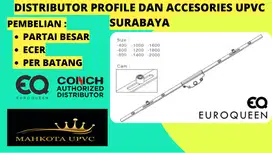 Jual per batang Profile conch dan accessories upvc sidoarjo