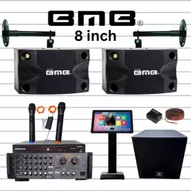 Paket Sound System Karaoke BMB 8 Inch FULL SET Siap Pakai