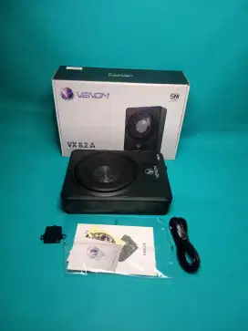 Subwoofer Kolong Aktip Bawah Jox VENOM seri VX-8.2A 8 inch Audio Mobil