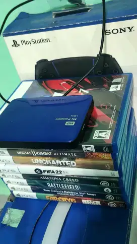Jual playstation 5 disc edition+8game+1stik original