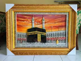 Kaligrafi kabah towaf ukuran standart