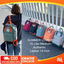Ransel Wanita Lovey Summer Authentic 16 L Medium Tas Sekolah