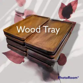 Tatakan kayu | wooden tray | Baki kayu | COFFEE TRAY