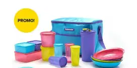 Tas piknik Tupperware Family Day Out perlengkapan piknik beserta tas