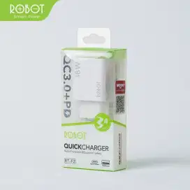 Adaptor Charger Robot RT-F2 USB-A & USB-C QC 3.0 18W Original