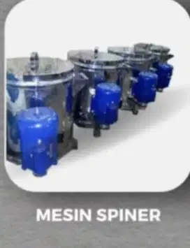 READY 2 UNIT MESIN SPINNER/PENIRIS MINYAK