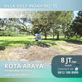 Araya Villa Golf Indah BU Hanya 8Jt perm Hadap Timur