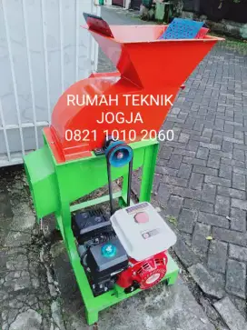 (Rumah teknik jogja)mesin pencacah rumput,multi fungsi+engine 5,5hp