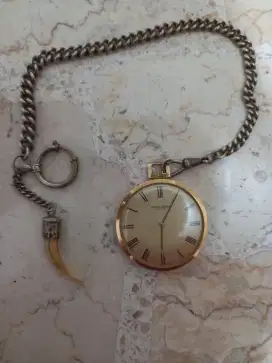 Pocket watch favre leuba gold plated 18k