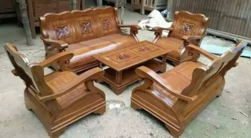 Kursi tamu minimalis jati :103