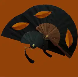kipas kayu souvenir