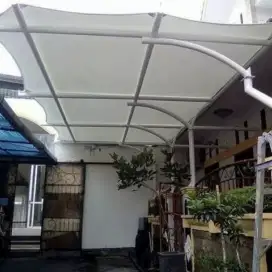 Pasang kanopi membran agtex permeter persegi