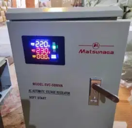 Stabilizer Digital MATSUNAGA 5000 watt 5 kva
