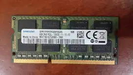 RAM Laptop/Notebook DDR3L 1.35V SODIMM Samsung 8GB PC3L-12800