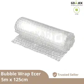 Bubble Wrap / Plastik Gelembung Tebal 500cm X 125cm (5 Meter) - Bening