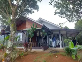 RUMAH privat ciwidey gambung pinggir jalan view gunung, bs tukar mobil