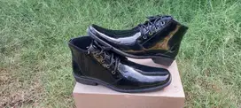 Sepatu Boots Satpam Security Polisi Dinas Kantor Mengkilap Tanpa Semir