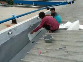 Solusi Talang Bocor/Pelapisan Fibreglass//Lening Fibreglass