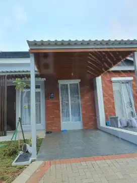 Kanopi minimalis variasi kisi2 kayu