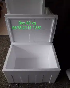 Box Styrofoam 60 kg (70x49x40cm) +Tutup, kotak gabus sterofoam Bandung