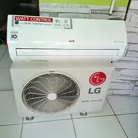 Jual ac LG 1 /2 pk r32 dual inverter original + psg + grnsi 2bln