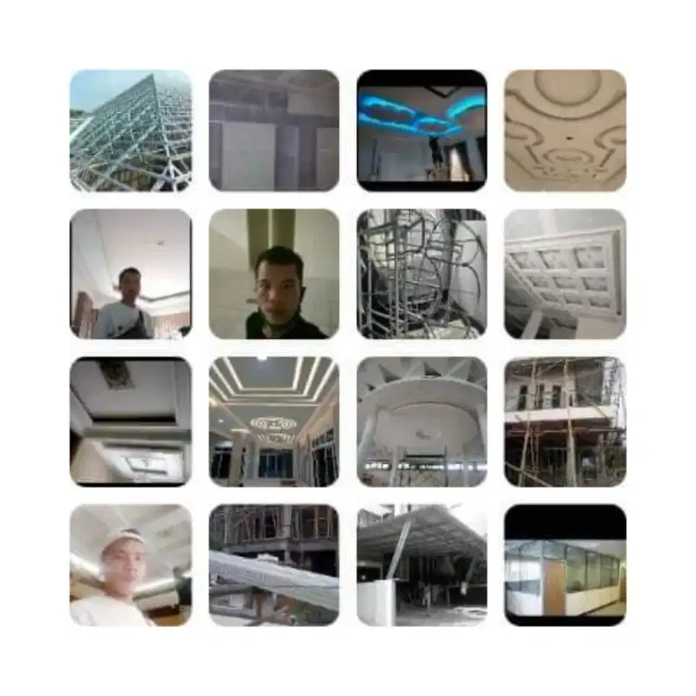 Tukang plafon pvc, gypsum dan baja ringan murah