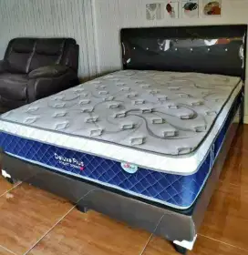 (COD) Promo?? Springbed Central Pocket Plushtop Harga Murah Meriah