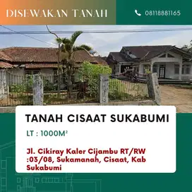 Disewakan Tanah Luas daerah Cisaat Sukabumi