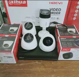 Paket 4 kamera cctv Dahua 2Mp FULL HD 1080p..include pemasangan.