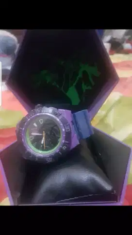 Jam mcd tangan evangelion bnus souvenir dragon ball