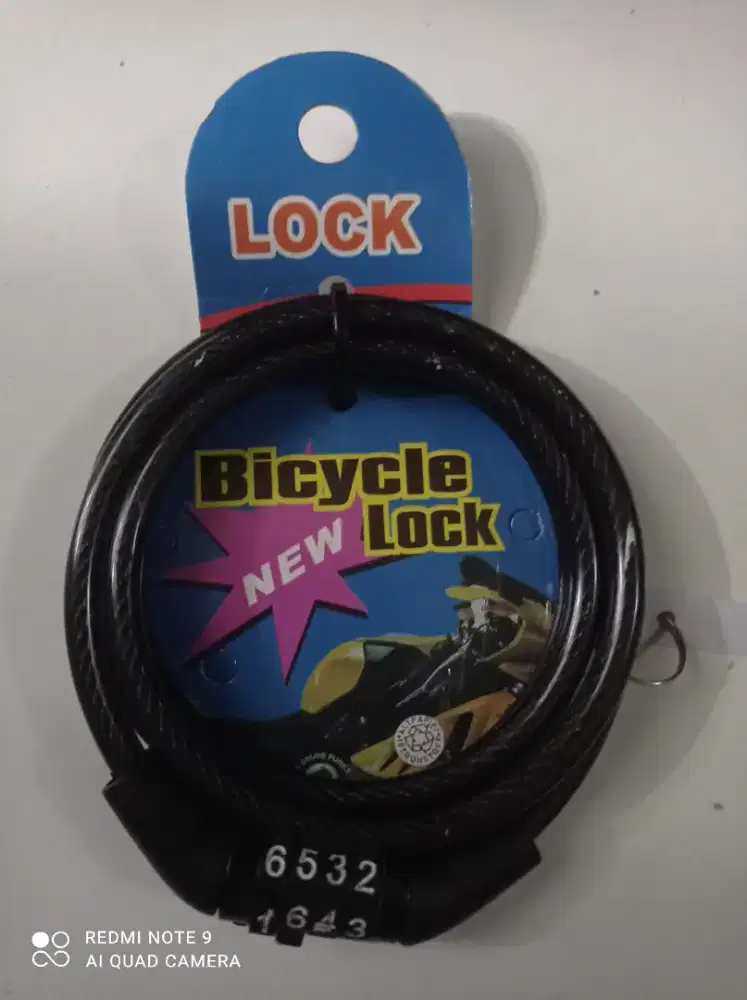 Kunci sepeda kecil sistem kode