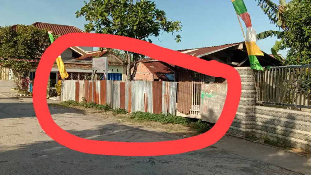 Disewakan tanpa perantara. Tanah luas lokasi strategis anti banjir