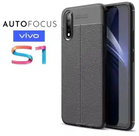 Case Vivo S1 Autofocus Lentur Motif Kulit Jeruk