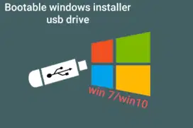 Flashdisk usb 16gb ori bootable win 10/7 installer