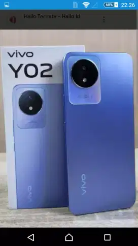 VIVO Y02 RAM 3/32GB garansi resmi / Nasional