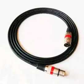 Kabel Jack XLR male 3pin to jack XLR female 3pin 1 meter