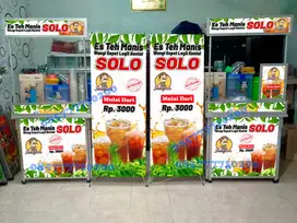 Paket Usaha ES Teh Solo Booth Portable