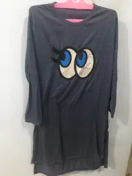 Tunik bahan kaos wanita