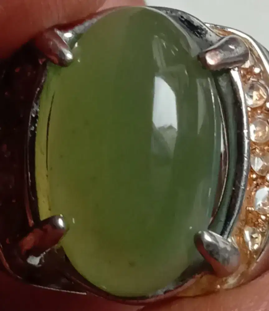 Natural chrisopras chalcedony