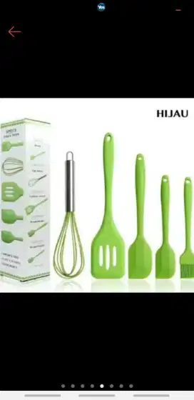 Easy Baking silicone baking utensil 5 piece