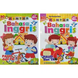 Paket Buku pintar bahasa Inggris untuk anak paud TK