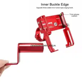 GUB P10 MERAH  + BRACKET ALUMINIUM MERAH HARGA NET