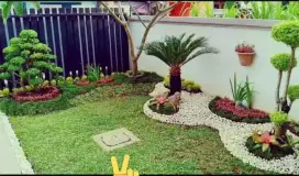 Membuat taman dengan model konsep yang menawan