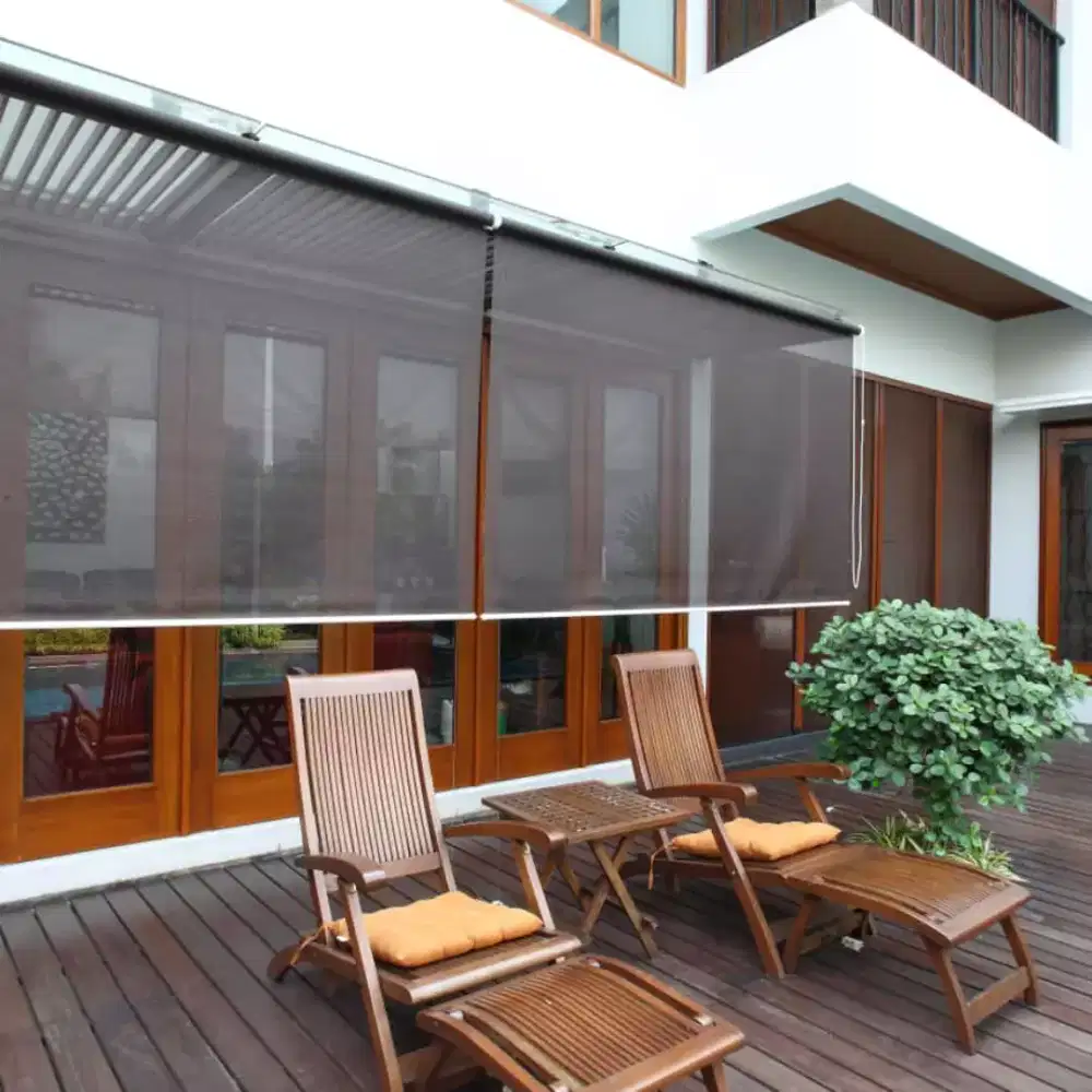 Roller blinds outdoor krey teras
