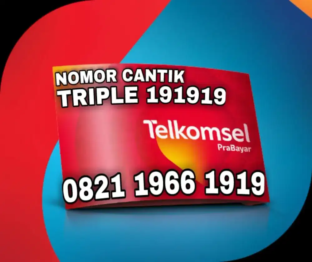 Nomor Cantik Simpati 191919 / Kartu Perdana / Nomer Double Tahun Lahir