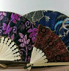 Souvenir Bali Kipas Batik_murah Rizky Souvenir