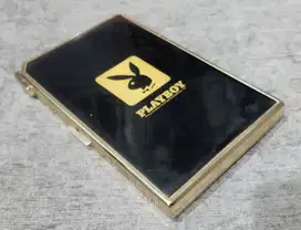 PLAYBOY  cigarettes case with lighter - kotak rokok saku dengan korek