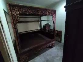 Disc Big Sale: Ranjang kayu Tiongkok model ukiran Tionghoa (CwieHo)