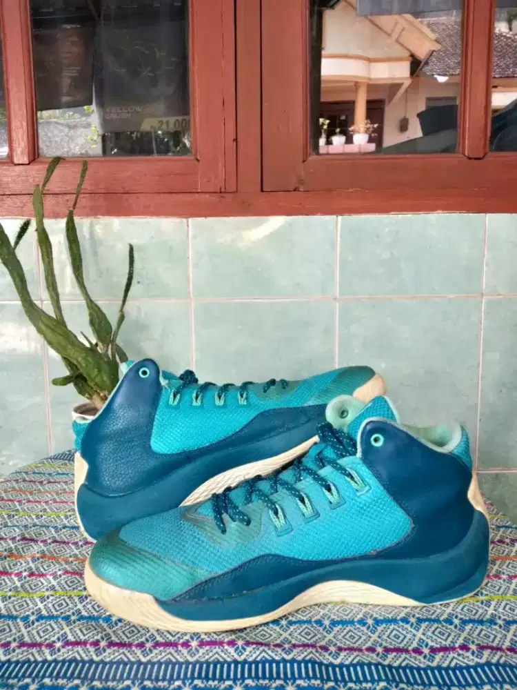 Jual sepatu Basket Jordan Rising High 2X Blue Size 44 insole 28 cm